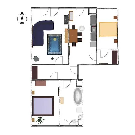 Dresdner-tag Mona 80m², 3 公寓